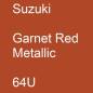 Preview: Suzuki, Garnet Red Metallic, 64U.